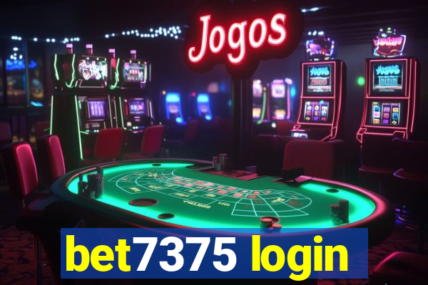 bet7375 login